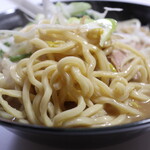 げんこつらーめん 日の光 - 麺アップ