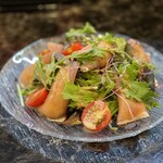 いちぢくと生ハムチーズサラダ