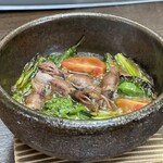 季節のアヒージョ