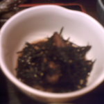 魚菜屋 - 越前蕎麦といしる干し魚定食　980円　　小鉢(ひじき煮)