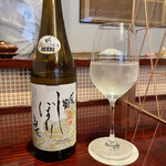 割烹 新多久 - 宮尾酒造、〆張鶴、搾りたて生原酒