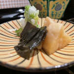 割烹 新多久 - お新香