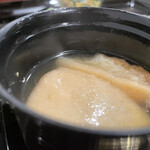 割烹 新多久 - お麩の味噌汁