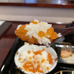 割烹 新多久 - イクラ飯