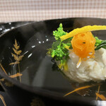 割烹 新多久 - 地物ズワイガニのしんじょう