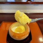 割烹 新多久 - 柿アイス