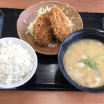 Katsuya - 豚汁定食(ヒレカツ)