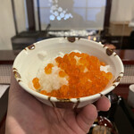 割烹 新多久 - イクラ飯