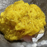 割烹 新多久 - 地物甘鯛二日寝かせに菊の酢の物