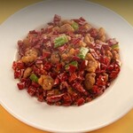 Spicy stir-fried chicken