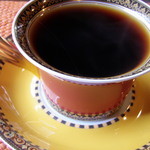 萌黄庵 - ブランチセットのブレンドコーヒー（今日はヴェルサーチのカップ）