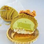 ウェスティン デリ - モンブランピスタチオ　断面