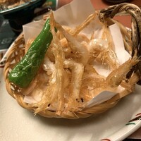 いけす無門 新宿 - 白海老素揚げ