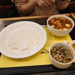 陳建一 麻婆豆腐店 - 麻婆豆腐セット中辛