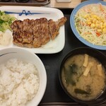 Matsuya - 厚切り豚焼肉定食　ライスミニ　550円　クーポン利用