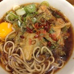 一〇そば - 輪切り唐辛子を少し