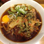 一〇そば - 六義天になまたまご