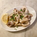 ビストリア - 旬のイカのアンチョビソテー