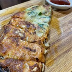 ネネチキン - チヂミはグー✊でした！脂っこいけどモチモチ！