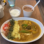 低糖質スパイスカフェ ヨンイチカレー by糖質制限研究所 - ごろごろ野菜カレー