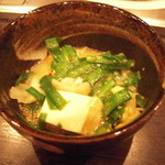 牛もつ鍋 おおいし - 豆腐もうまい！