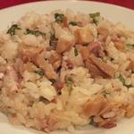 生碼麺食道 - 「ポロッコライス」：塩かどを抑えた梅干と青紫蘇の香りが、
      和の趣♪
      