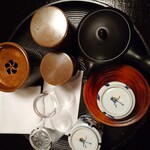 あさば - 夜の お茶 お水セット