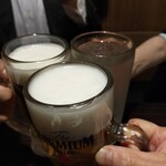 博多串焼き・野菜巻きの店 なまいき - プレモルビールで乾杯!