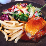 THE CARINO OKINAWA - 選べるハンバーグプレート（チーズのせ）