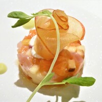 ルアン 佐原商家町ホテル NIPPONIA - 香取 リンゴのロゼット サーモンのガトー仕立て