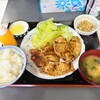 ラーメンびーばー - 生姜焼き定食(500円)です。