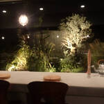 グノン - 庭とオリーブの木