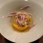 グノン - 柿とカブとカニの白和え