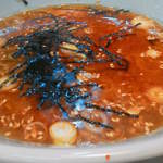 大雄ラーメン - 201212　大雄　からしつけ麺（750円）大盛〈200円）　つけだれ拡大