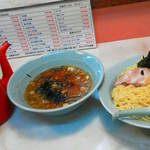 大雄ラーメン - 201212　大雄　からしつけ麺（750円）大盛〈200円）