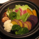 タイーム - ２０１２・１２月　野菜のタジン蒸し