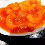 知味斎 - エビチリ