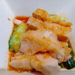 知味斎 - アミューズ（鶏肉・きゅうり）