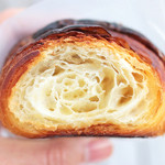 Patisserie Ravi,e relier - クロワッサンの断面。　'12 12月上旬