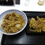 吉野家 - アタマ大盛と肉皿並