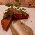 Bistro Gorilla - 十勝若牛の牛タン（焼なすのソース）