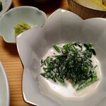 あさば - クレソンの ごま和え