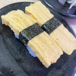 回転寿司 ととぎん - タマゴ！　132円。