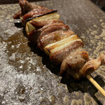 YAKITORI 燃 es - 初めて頂く砂肝の縁側　歯応えと旨味、塩味のバランスがとんでもねぇ