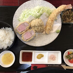 カツレツ Avanti - 特ヒレエビ盛り合わせ定食