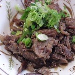 居酒屋 ふじさわ - 大将さんから頂いた獅子肉のお料理です