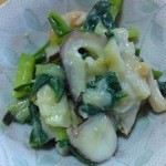 居酒屋 ふじさわ - この日のお通しは、タコの酢味噌和えでした