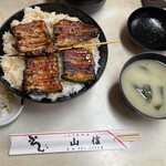 Yamashin - 特丼（鰻　4切れ）大盛り