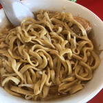 ラーメン千乃介 - 麺アップ