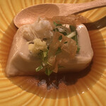 Kanda Irusa - 先付けの自家製豆腐